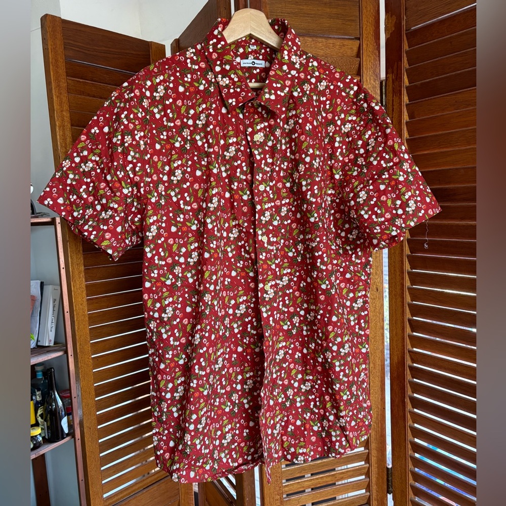 Carmico Apparel Red Floral Shirt